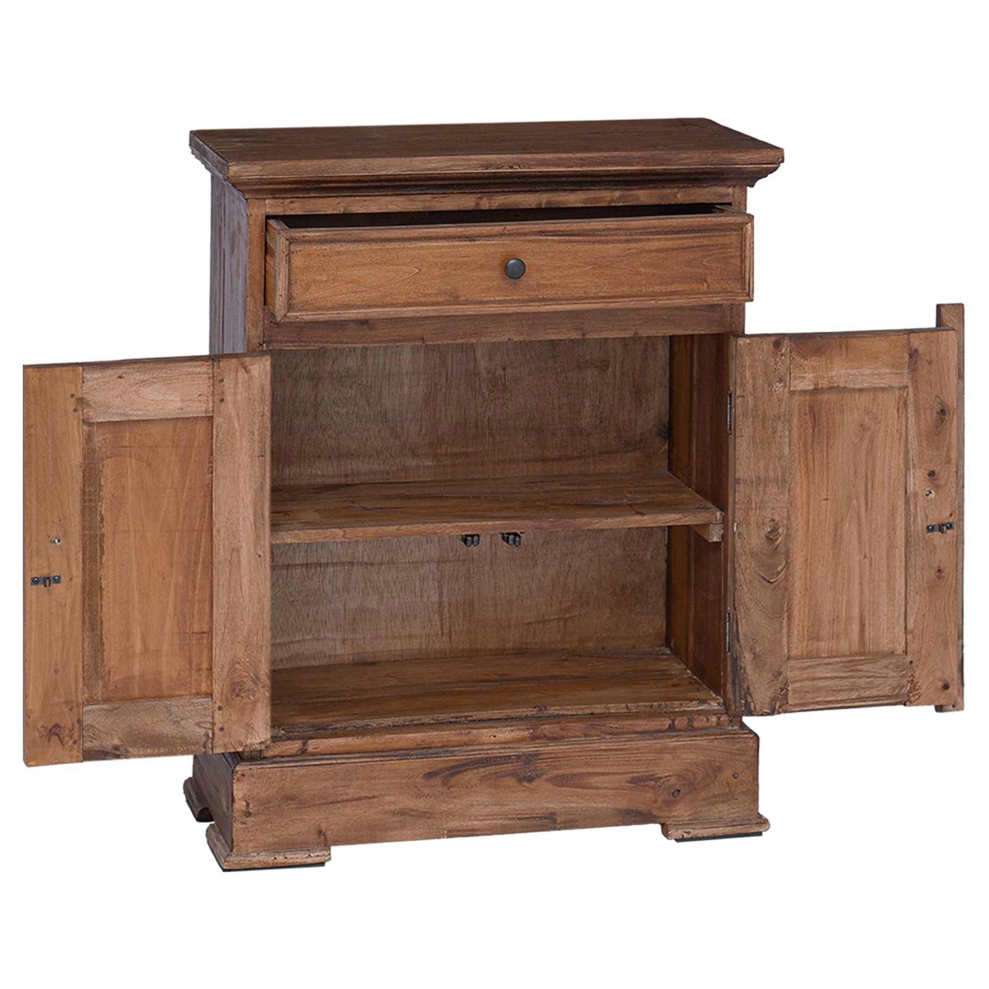 Opbergkast 63 x 30 x 79 cm Massief Mahoniehout