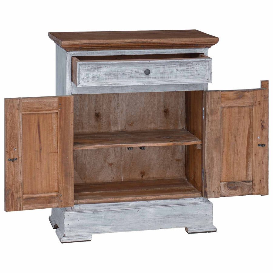 Opbergkast 63 x 30 x 79 cm Massief Mahoniehout
