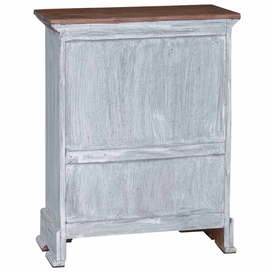 Opbergkast 63 x 30 x 79 cm Massief Mahoniehout
