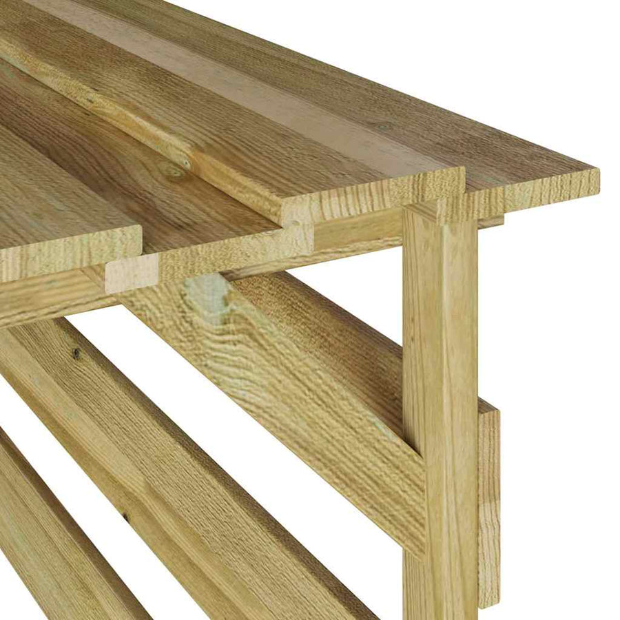 Grasmaaier Garage Bruin 84 x 80 x 56 cm
