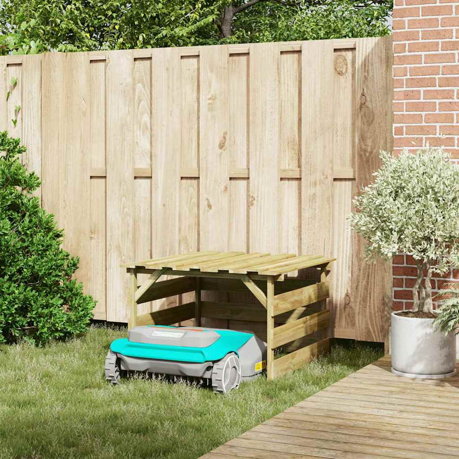 Grasmaaier Garage Bruin 84 x 80 x 56 cm
