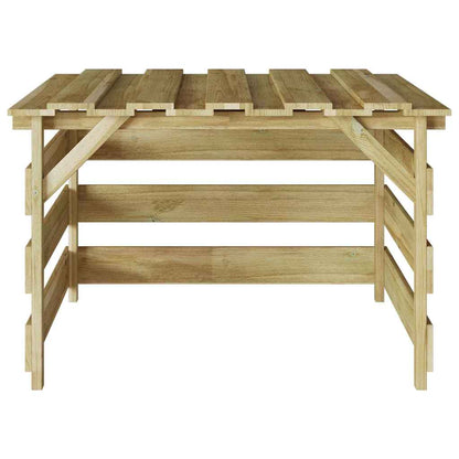 Grasmaaier Garage Bruin 84 x 80 x 56 cm