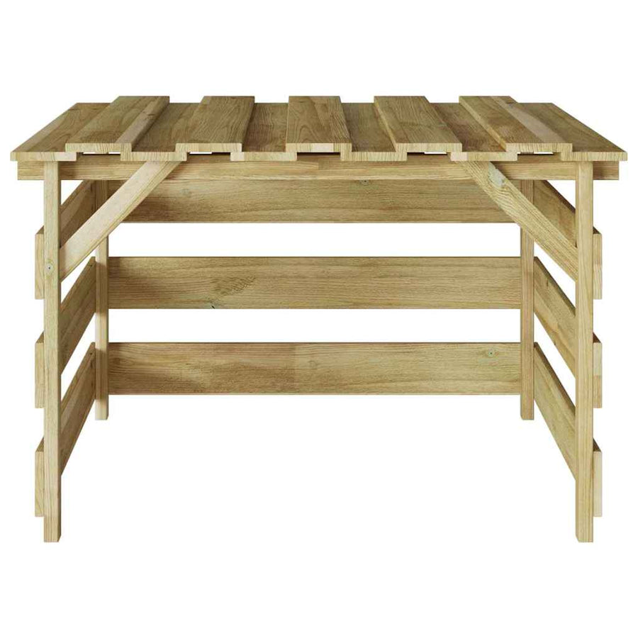 Grasmaaier Garage Bruin 84 x 80 x 56 cm