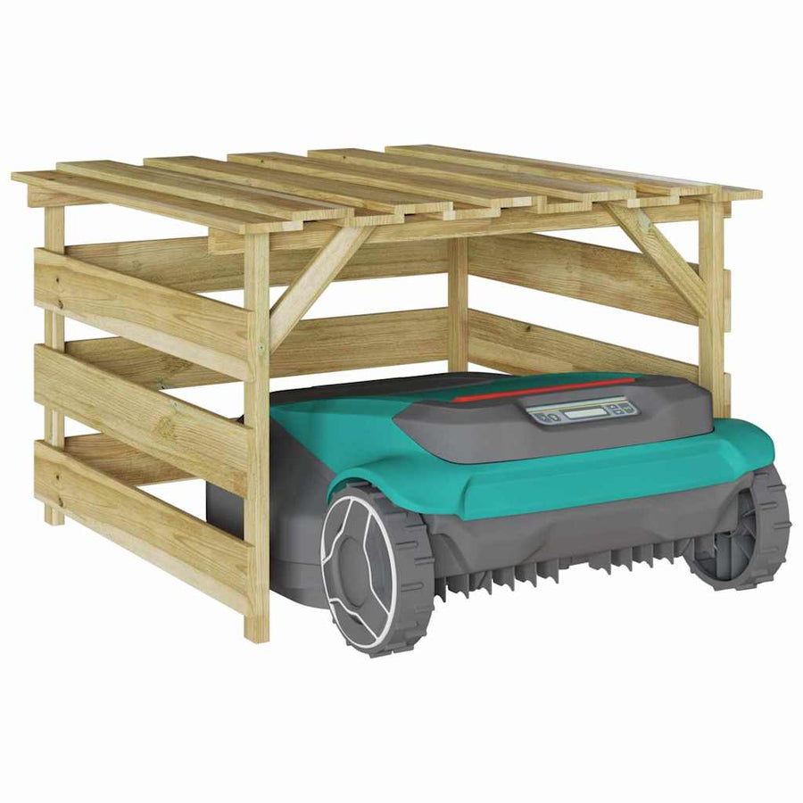 Grasmaaier Garage Bruin 84 x 80 x 56 cm