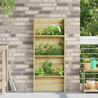 Plantenplanken Bruin 50 x 15 x 117 cm Geïmpregneerd grenenhout