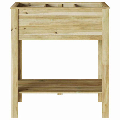 Hoge Planter Bruin 85,5 x 46,5 x 96 cm Geïmpregneerd grenenhout