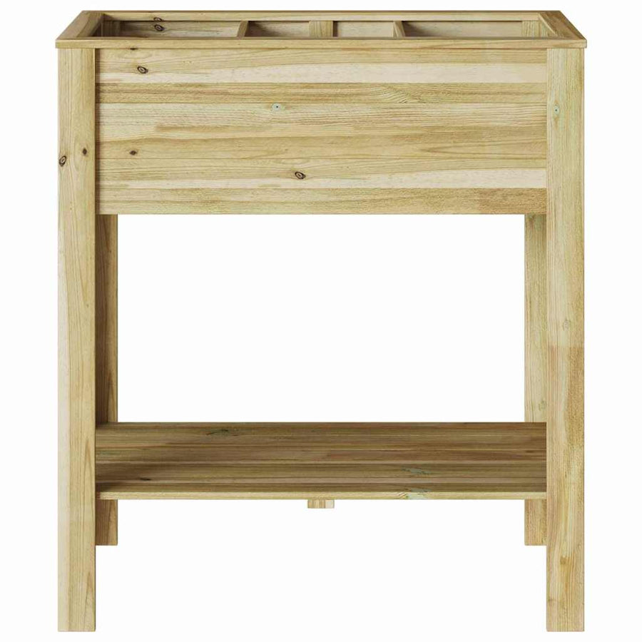 Hoge Planter Bruin 85,5 x 46,5 x 96 cm Geïmpregneerd grenenhout