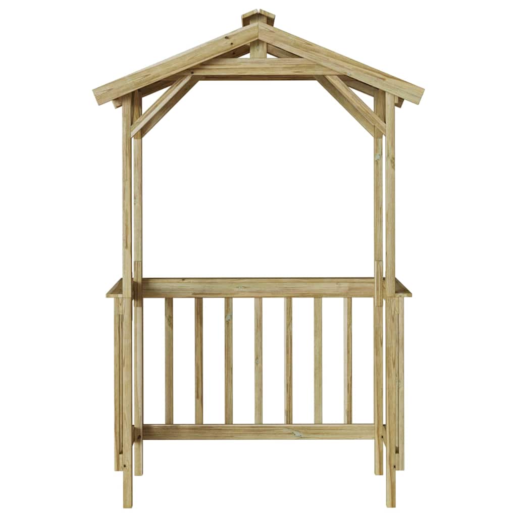 BBQ Schuur 133,5x63x200 cm Geïmpregneerd Grenenhout