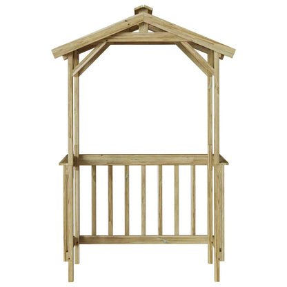 BBQ Schuur 133,5x63x200 cm Geïmpregneerd Grenenhout