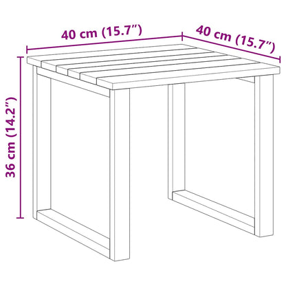 Tafel Naturel 40 x 40 x 36 cm Geïmpregneerd grenenhout