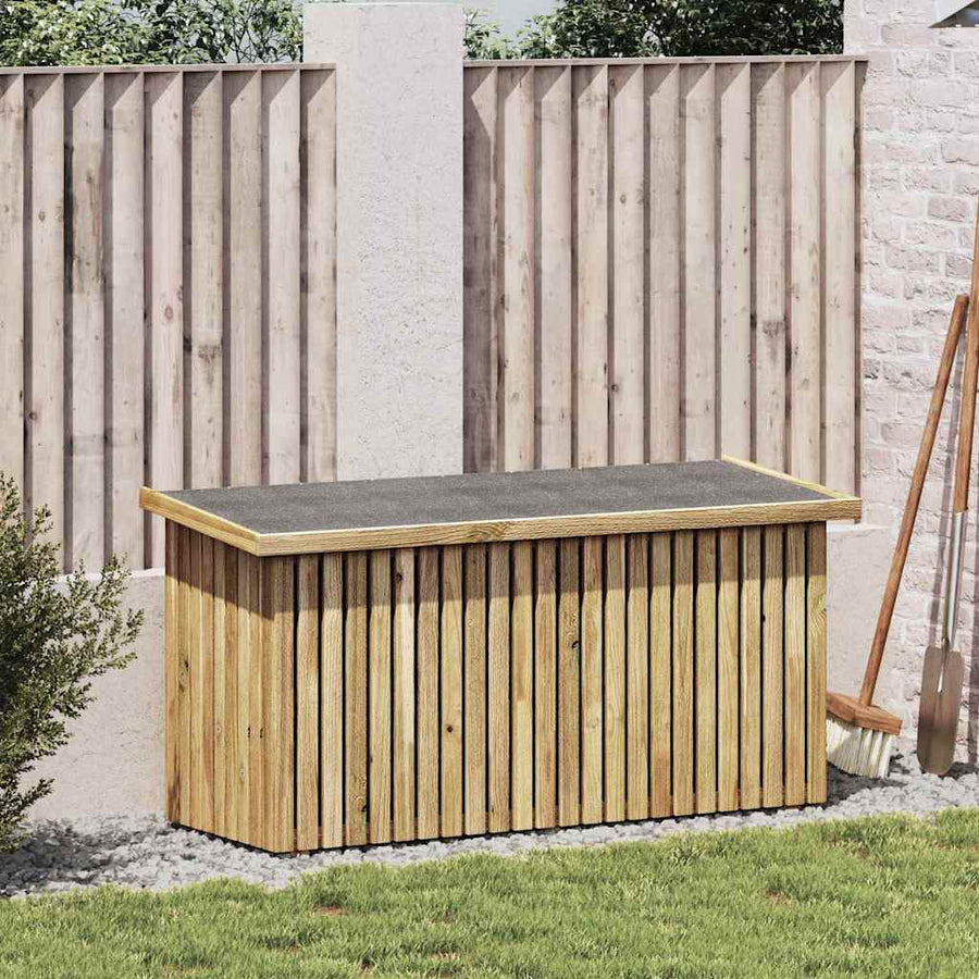 Tuinopslagdoos met opslag Naturel 119 x 44 x 58 cm