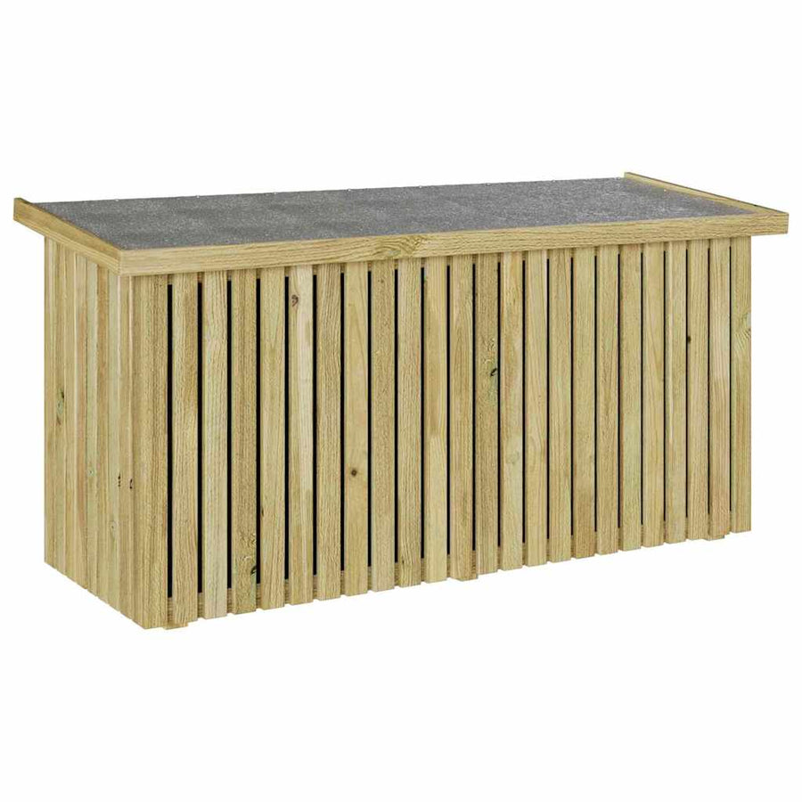 Tuinopslagdoos met opslag Naturel 119 x 44 x 58 cm