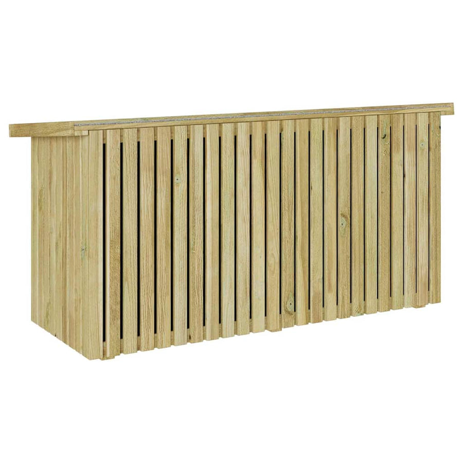 Tuinopslagdoos met opslag Naturel 119 x 44 x 58 cm