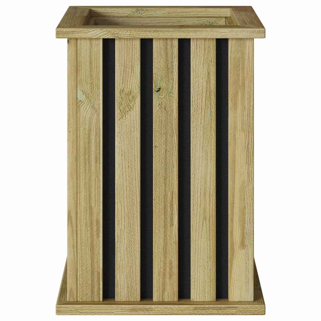 Tuinplantbak met Liner 33x33x45 cm Geïmpregneerd Hout Vuren