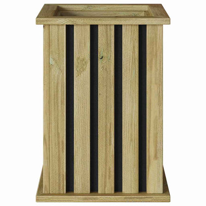 Tuinplantbak met Liner 33x33x45 cm Geïmpregneerd Hout Vuren