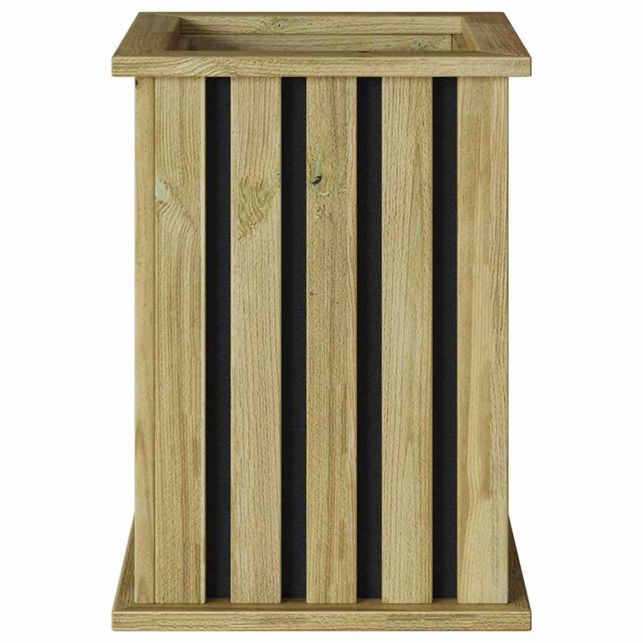 Tuinplantbak met Liner 33x33x45 cm Geïmpregneerd Hout Vuren