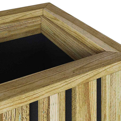 Plantkisten Bruin 33 x 33 x 65 cm Geïmpregneerd grenenhout