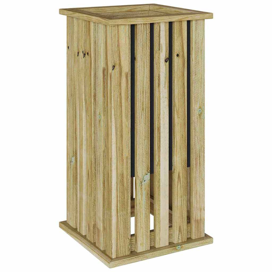 Plantkisten Bruin 33 x 33 x 65 cm Geïmpregneerd grenenhout
