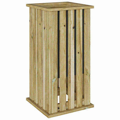 Plantkisten Bruin 33 x 33 x 65 cm Geïmpregneerd grenenhout
