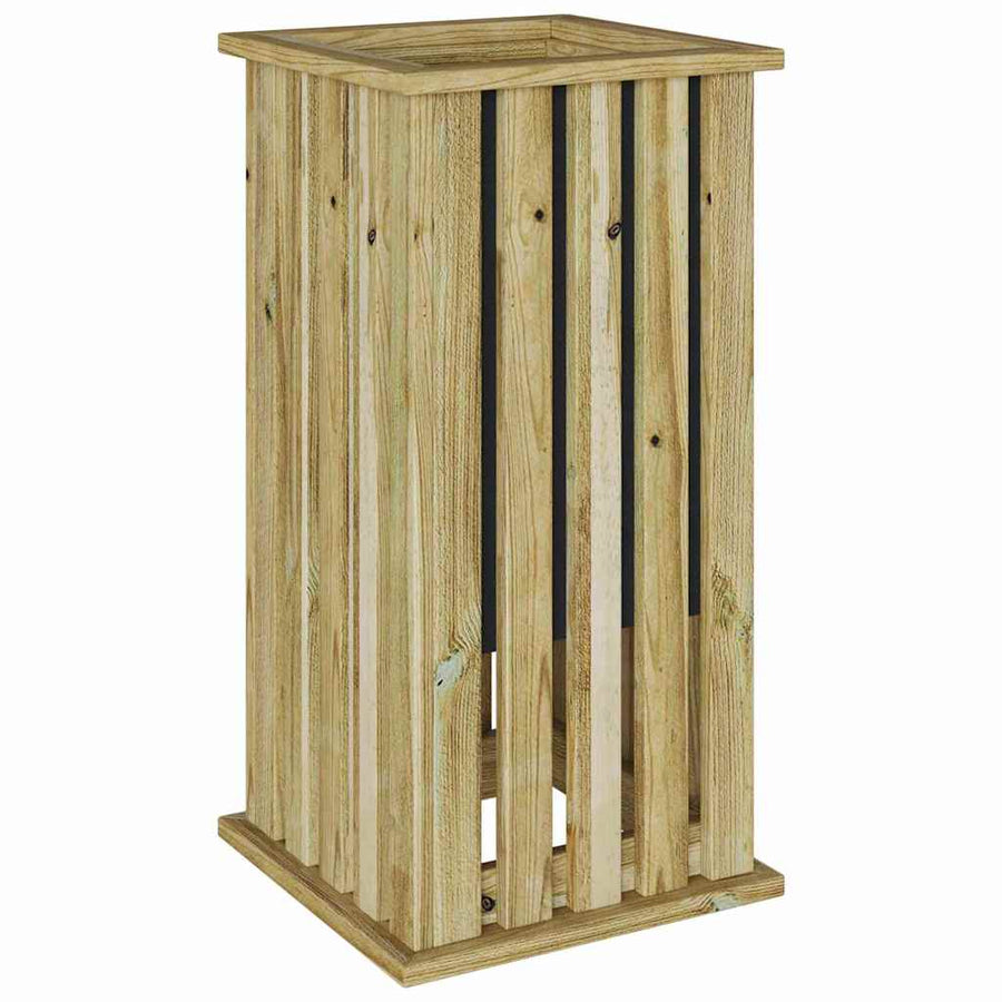 Plantkisten Bruin 33 x 33 x 65 cm Geïmpregneerd grenenhout