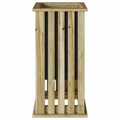 Plantkisten Bruin 33 x 33 x 65 cm Geïmpregneerd grenenhout