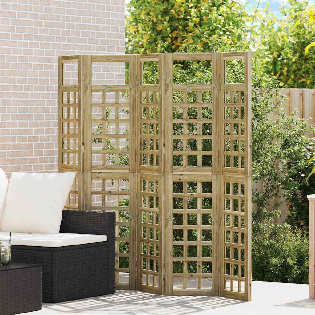 Buitenscherm voor Privacy 5 pcs Bruin 200 x 180 cm