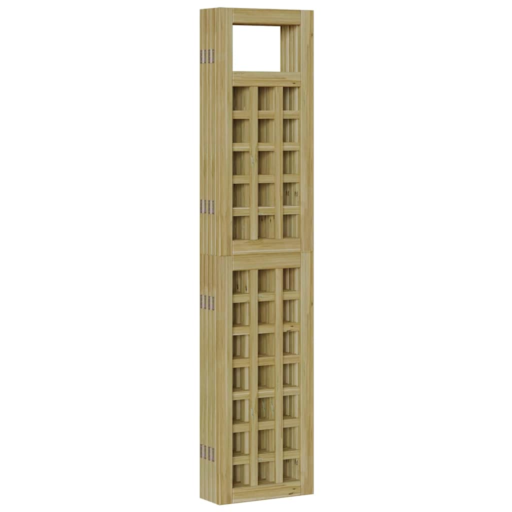 Buitenscherm voor Privacy 5 pcs Bruin 200 x 180 cm