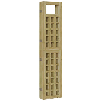 Buitenscherm voor Privacy 5 pcs Bruin 200 x 180 cm