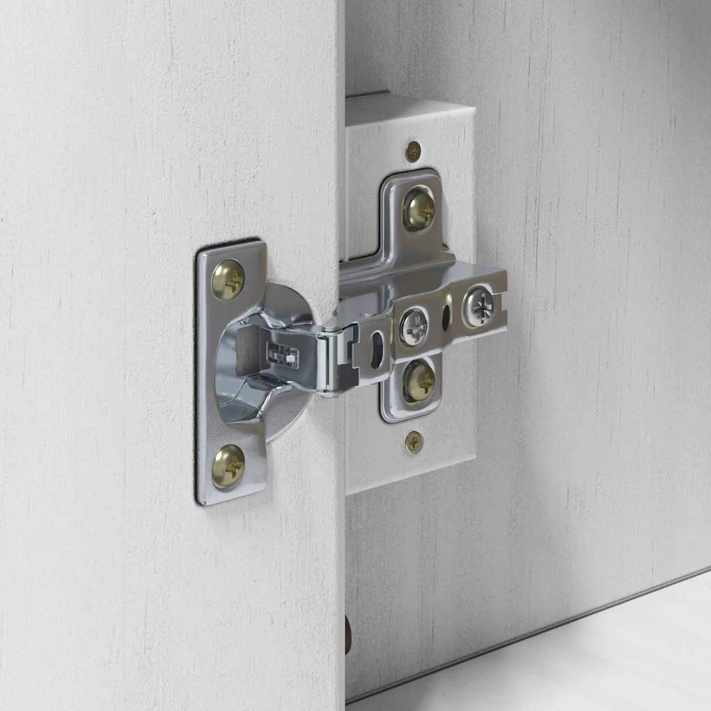 Badkamermeubelset met plank 2 pcs Wit Massief grenenhout