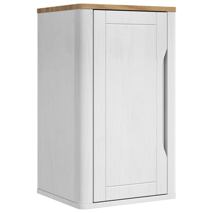 Badkamermeubelset met lade 3 pcs Wit Massief grenenhout