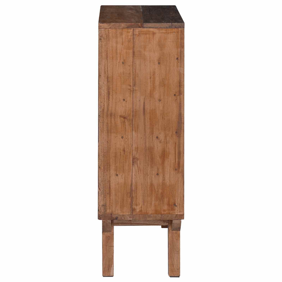 Rek Bruin 60 x 30 x 90 cm Massief Gerecycled Hout