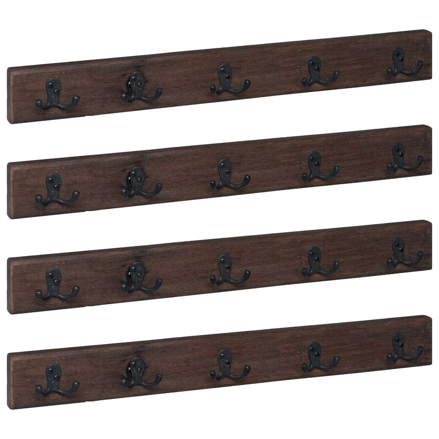 Hanger Bruin 60 x 7 x 8 cm Massief Gerecycled Hout