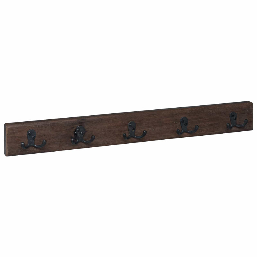 Hanger Bruin 60 x 7 x 8 cm Massief Gerecycled Hout