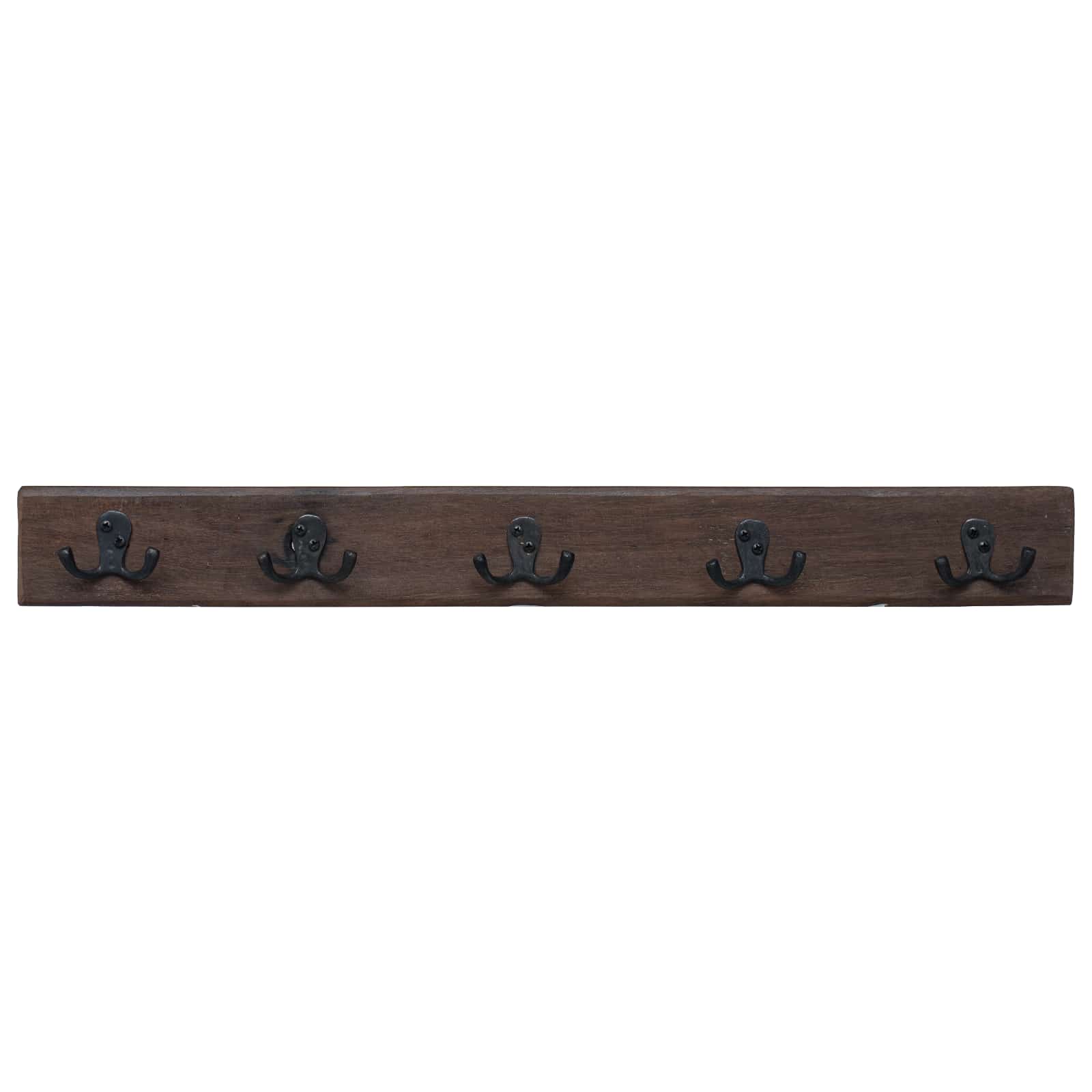 Hanger Bruin 60 x 7 x 8 cm Massief Gerecycled Hout