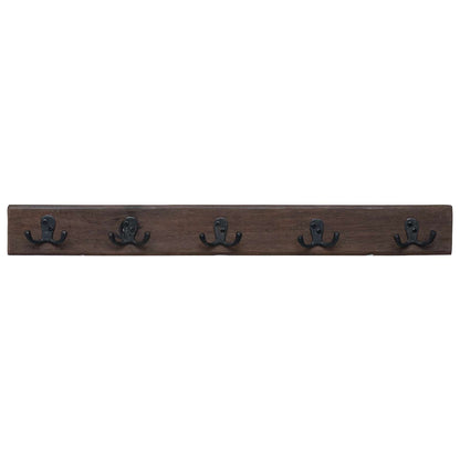 Hanger Bruin 60 x 7 x 8 cm Massief Gerecycled Hout
