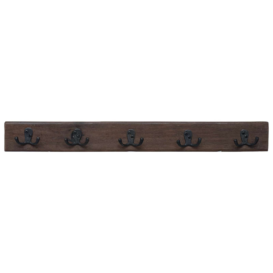 Hanger Bruin 60 x 7 x 8 cm Massief Gerecycled Hout