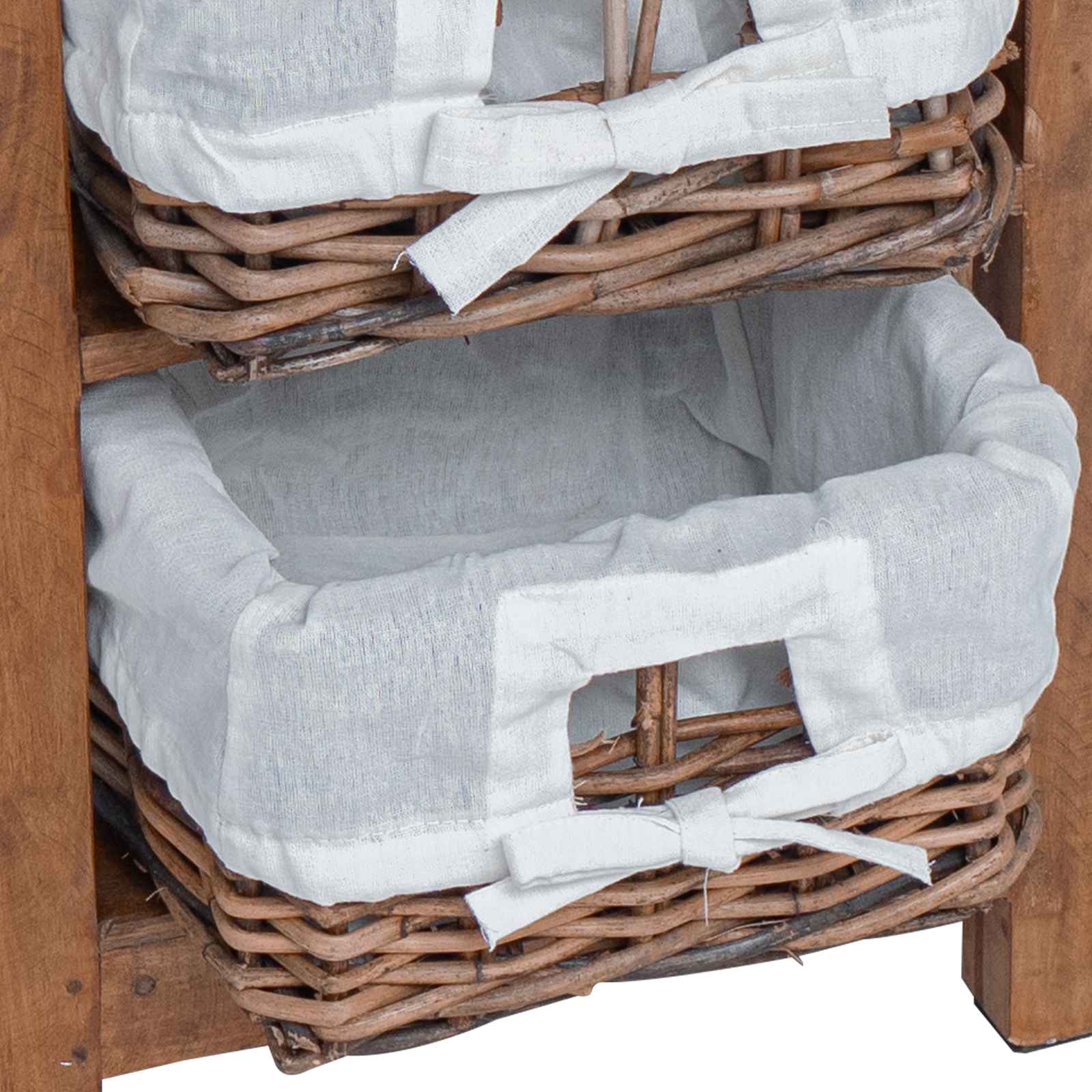 Bijzettafel Bruin Massief mahoniehout