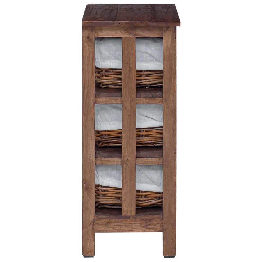 Bijzettafel Bruin Massief mahoniehout