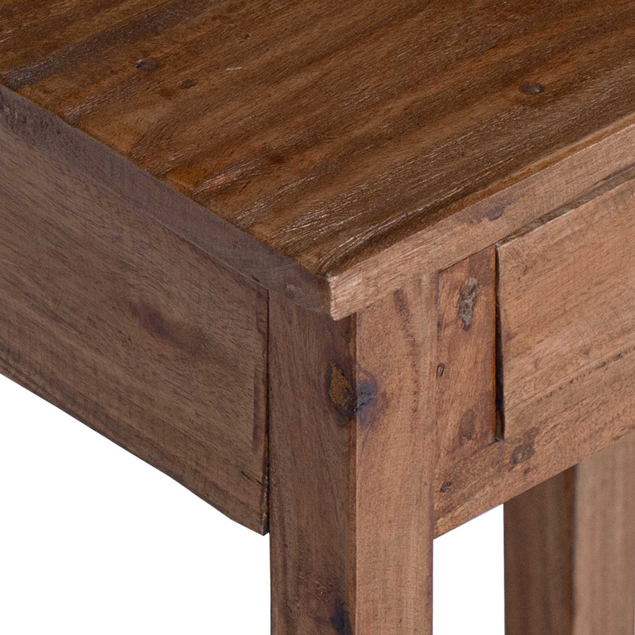 Plantenstandaard met lade Bruin 34 x 25 x 52 cm Mahoniehout