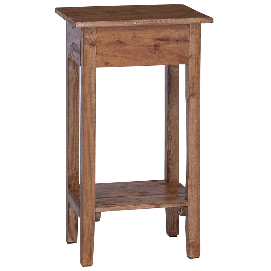 Plantenstandaard met lade Bruin 34 x 25 x 52 cm Mahoniehout