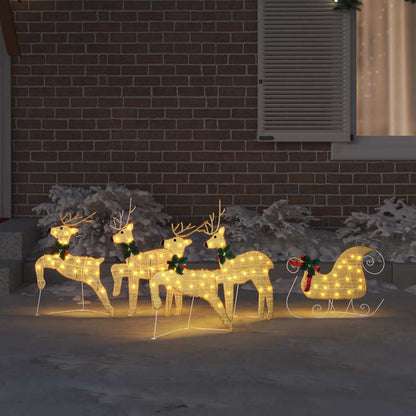 LED Rendieren 5 pcs Goud Stof