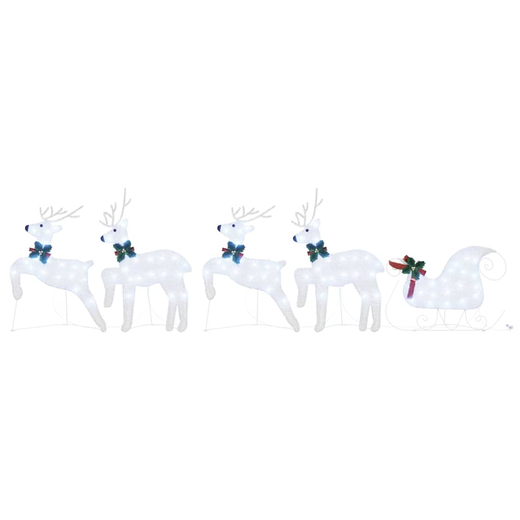 LED Rendieren 5 pcs Zilver Stof