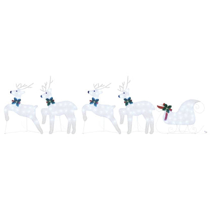 LED Rendieren 5 pcs Zilver Stof