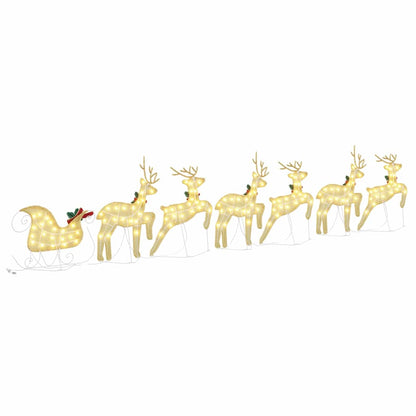 LED Rendieren 7 pcs Goud Stof