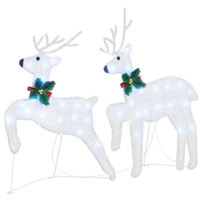 LED Rendieren 7 pcs Zilver Stof