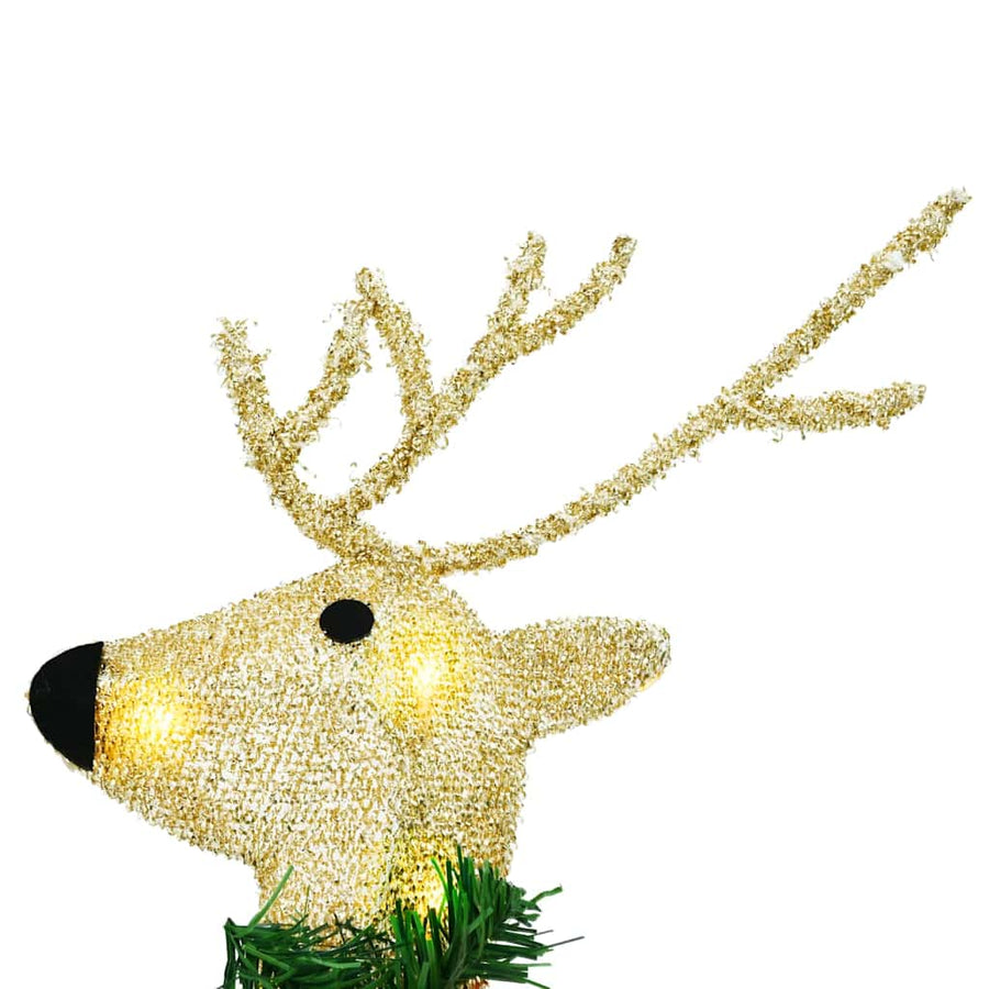 LED Rendieren 4 pcs Goud 45 x 19 x 65 cm Stof