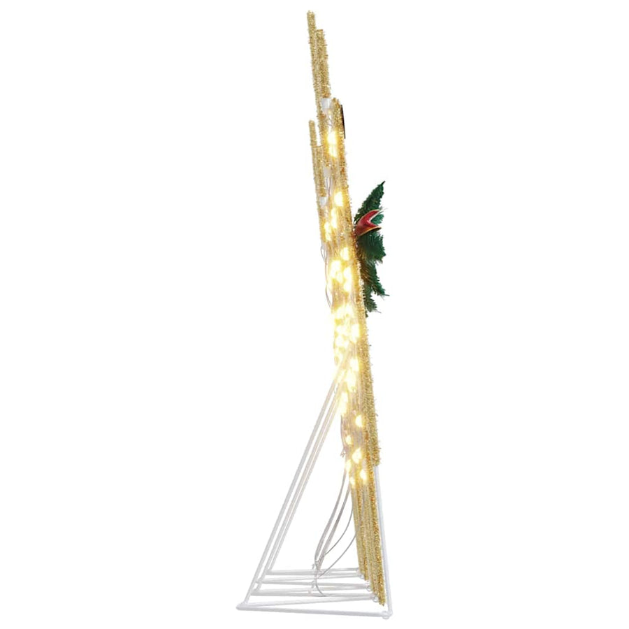 LED Rendieren 4 pcs Goud 45 x 19 x 65 cm Stof