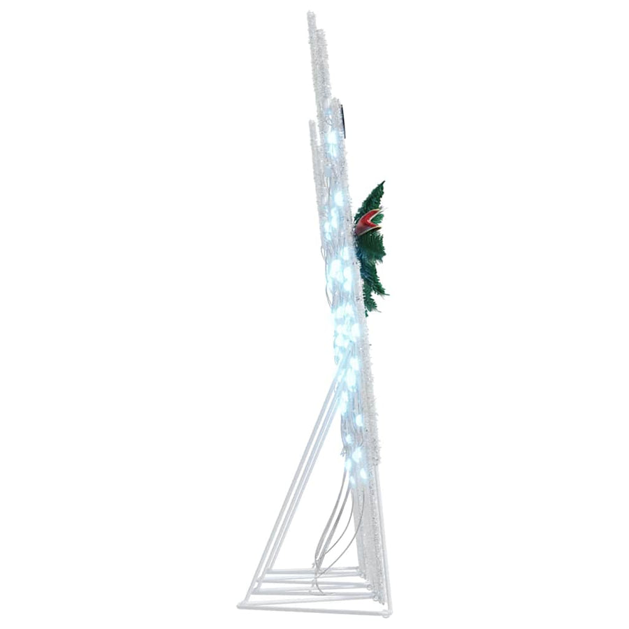 LED Rendieren 4 pcs Zilver 45 x 19 x 65 cm Stof