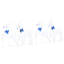 LED Rendieren 4 pcs Wit 45 x 19 x 65 cm Stof