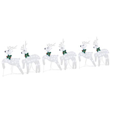 LED Rendieren 6 pcs Zilver 45 x 19 x 65 cm Stof